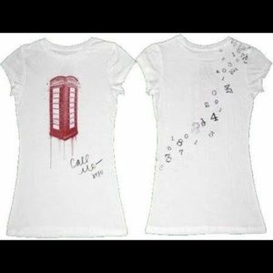 Miley Cyrus & Max Azria “Call Me” Tee